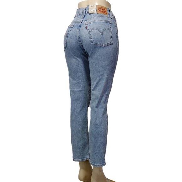 Levi's High Rise Wedgie Straight Jeans Women's Size 27 - Picture 6 of 14
